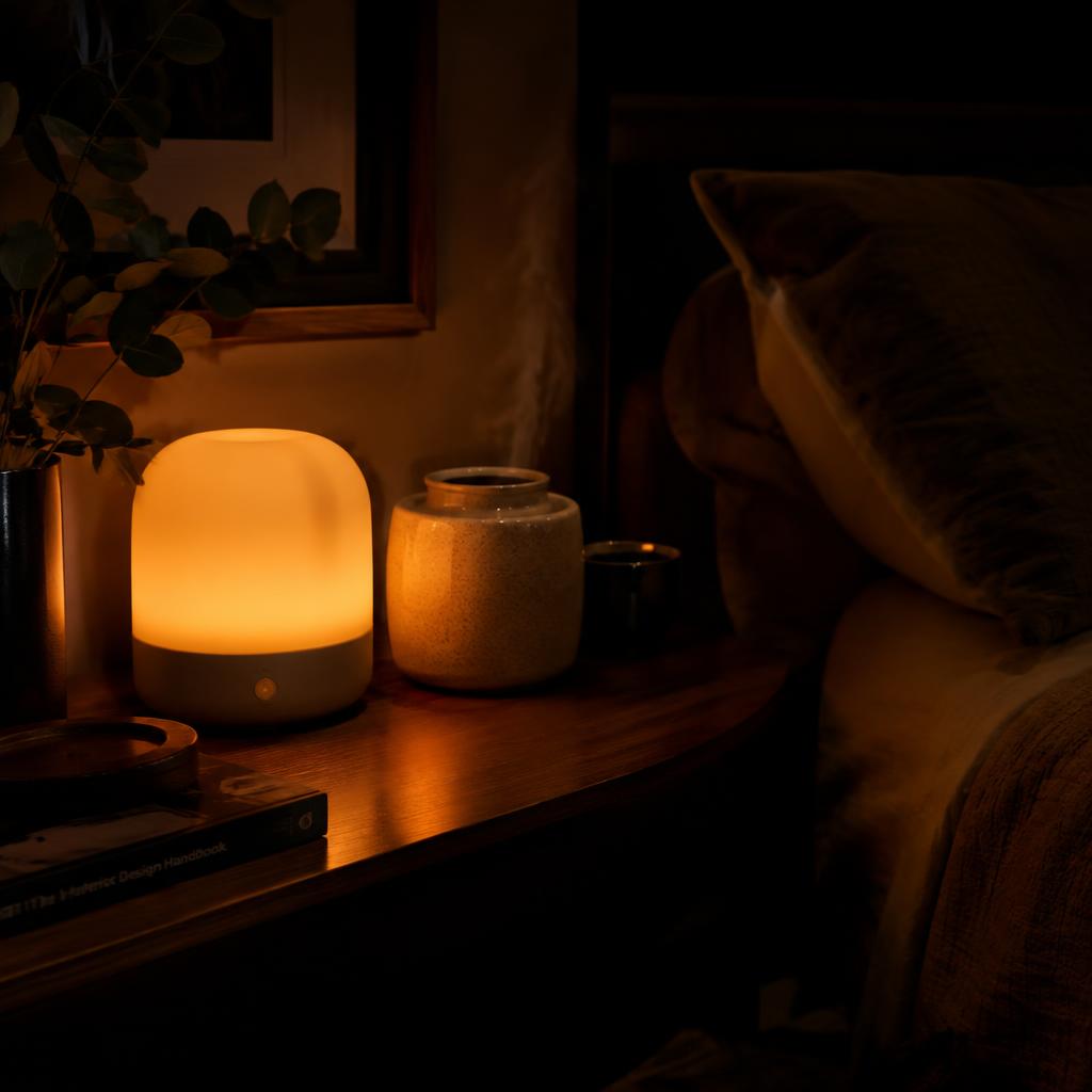 Lumina Amber Lamp
